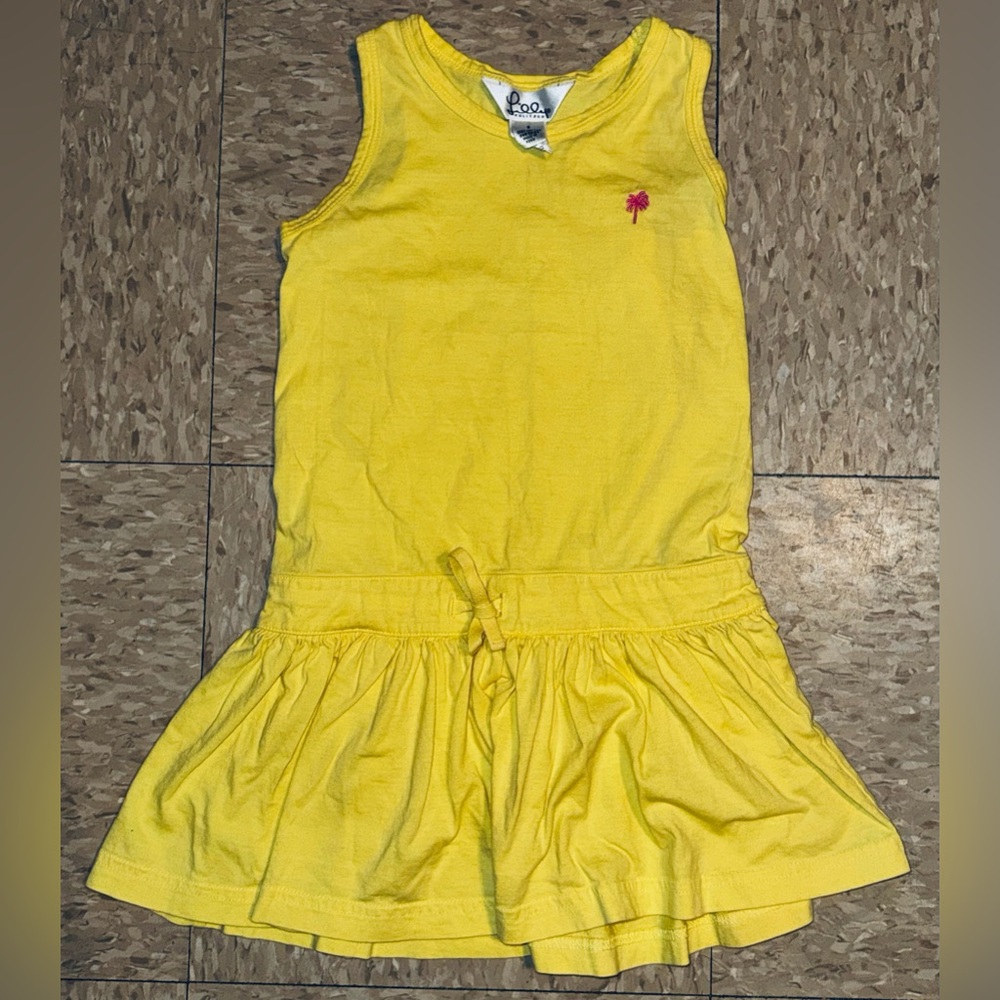 Lilly Pulitzer White Label
Sleeveless Drop Waisted Dress in Buttercup size 6